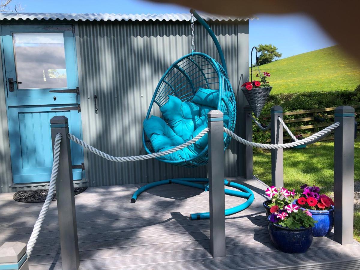The Peacock Shepherds Hut At Hafoty Boeth Corwen Exterior photo